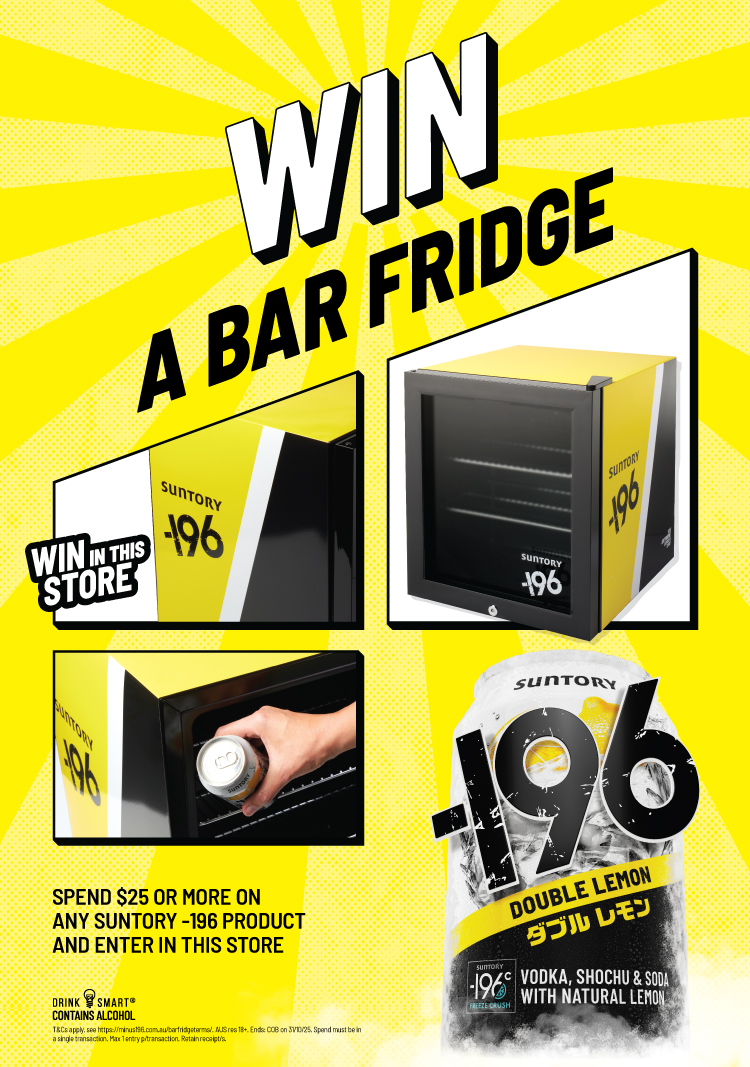 Win a Bar Fridge