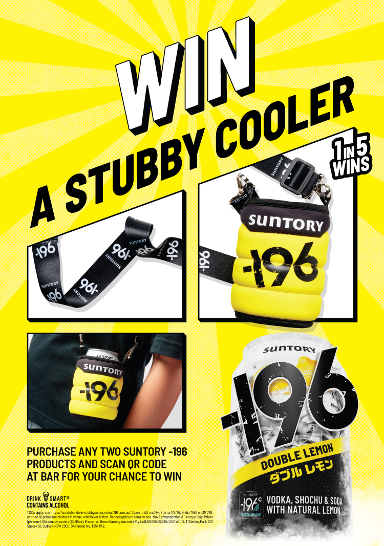 Scratch and Win a Stubby Cooler